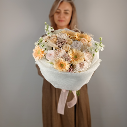 Букет "Романтическая встреча" с гермини