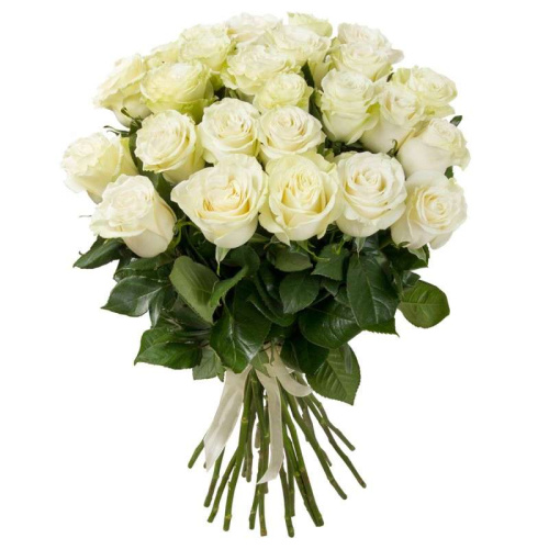 Букет из 35 белых роз 80СМ