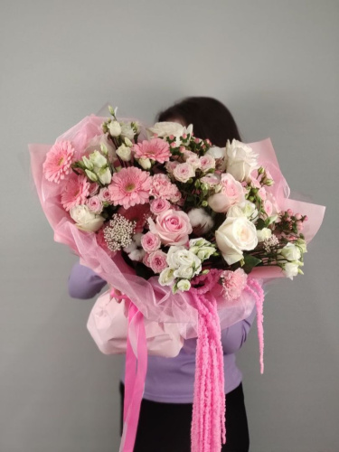 Букет "Незабываемые чувства" с гермини