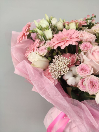 Букет "Незабываемые чувства" с гермини