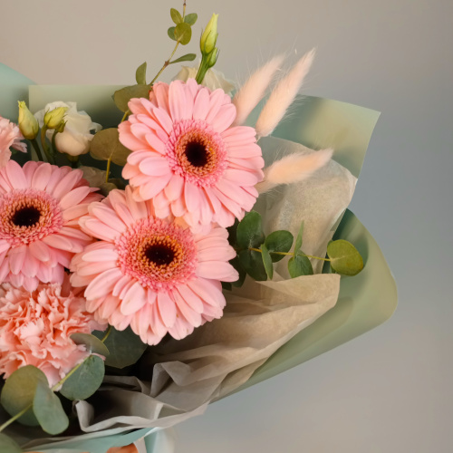 Букет " Шарм" с гермини Букет " Шарм" с гермини