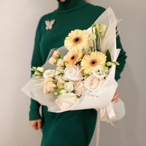 Букет "Поцелуй" с гермини