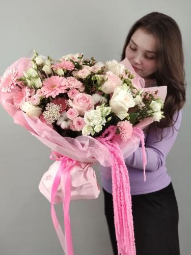 Букет "Незабываемые чувства" с гермини