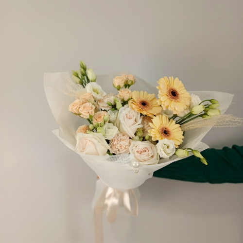 Букет "Поцелуй" с гермини