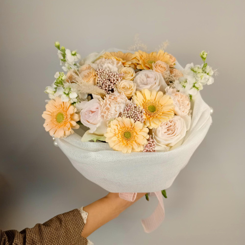 Букет "Романтическая встреча" с гермини