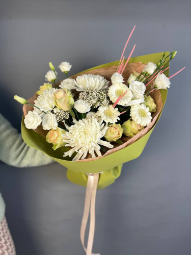 Букет"Безмятежное счатье" с гермини